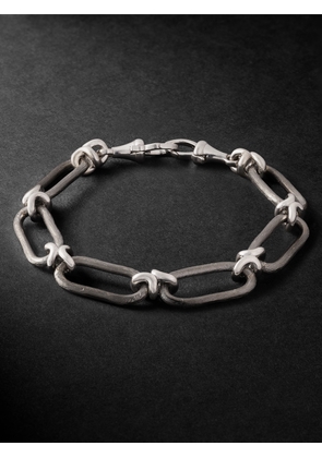 Annoushka - Knuckle Heavy Rhodium-Plated Chain Bracelet - Men - Silver