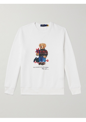 Polo Ralph Lauren - Printed Cotton-Blend Jersey Sweatshirt - Men - White - XS