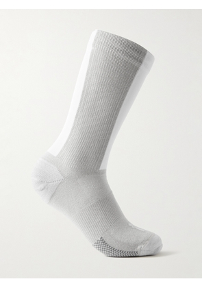 Salomon - 11 by Boris Bidjan Saberi 11S A.B.1 Panelled Ribbed Bamboo-Blend Socks - Men - White - S