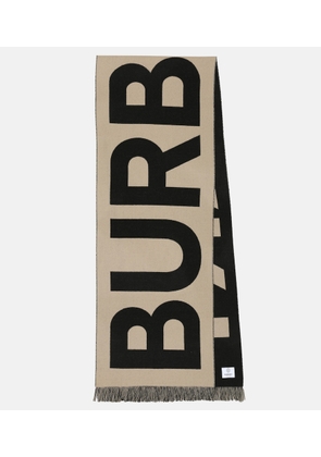 Burberry Logo wool scarf