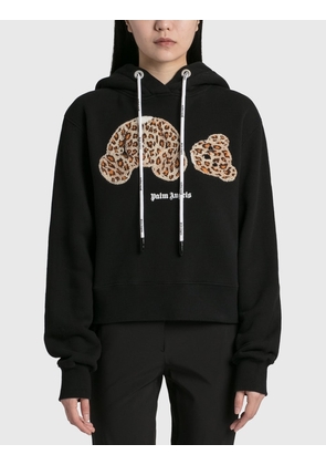 Leopard Bear Fitted Hoodie