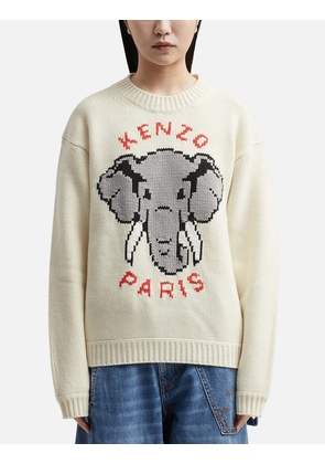 'Kenzo Elephant' Wool Sweater