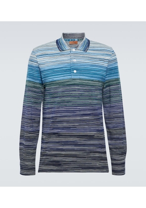 Missoni Space-dyed cotton piqué polo shirt