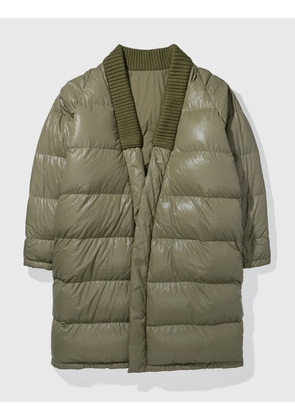 Visvim x Mr Porter Yukata Oversized Wool-Trimmed Quilted Nylon Down Coat