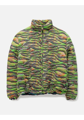Unisex Printed Quilted Puffer Jacket