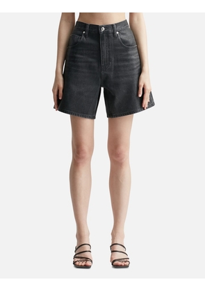 Oversize Coated Loose Fit Shorts
