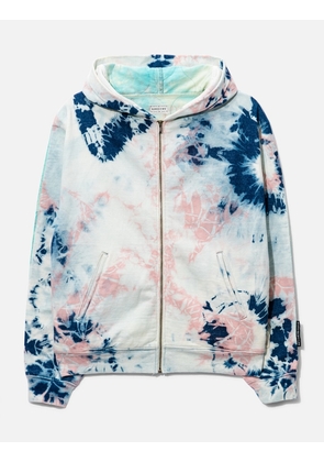 KAPITIAL TIE-DYED JACKET WITH REAR NYLON PANEL