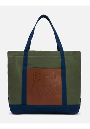 Fox Head Leather Pocket Classic Tote Bag