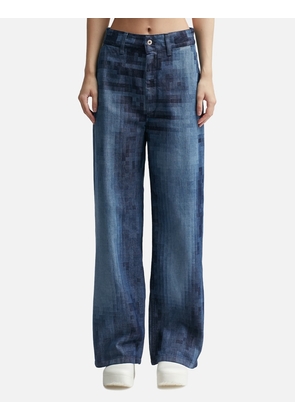 Pixelated Baggy Jeans