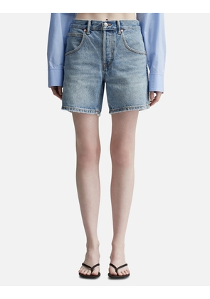 Mid-rise Loose Shorts