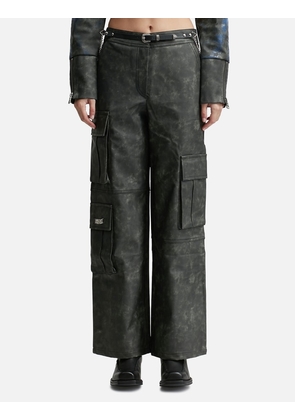 BELTED CARGO PANTS