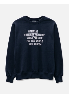 For the World Crewneck Sweatshirt