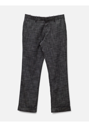 Woven Straight Turn Up Trouser