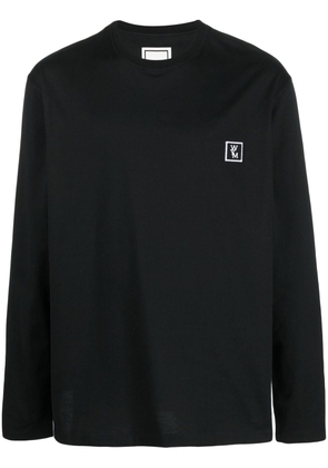 Wooyoungmi long-sleeve cotton T-shirt - Black