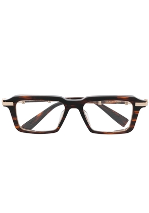 Balmain Eyewear tortoiseshell square frame eyeglasses - Brown