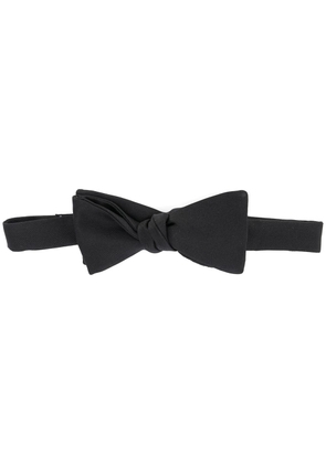 Jil Sander silk bow tie - Black