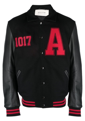 1017 ALYX 9SM logo-appliqué bomber jacket - Black