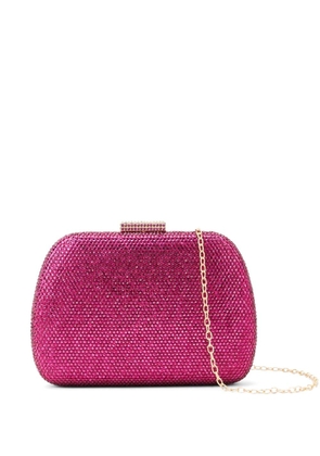SERPUI rhinestone-embellished clutch bag - Pink