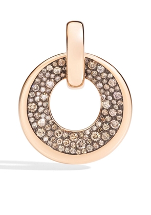 Pomellato 18kt rose-gold Iconica Premium brown diamond pendant - Neutrals