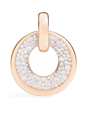 Pomellato 18kt rose gold Iconica Premium diamond pendant - Pink