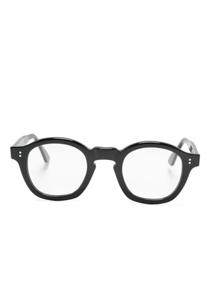 Lesca Mose round-frame glasses - Black