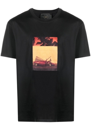 Limitato graphic-print short-sleeved T-shirt - Black