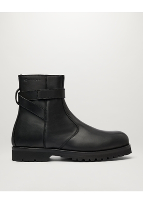 Belstaff Urban Boot Men's Calf Leather Black Size 44.5