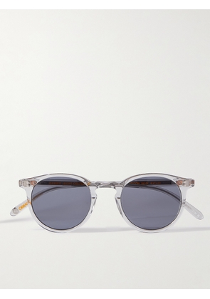 Garrett Leight California Optical - Carlton Round-Frame Acetate Sunglasses - Men - Gray