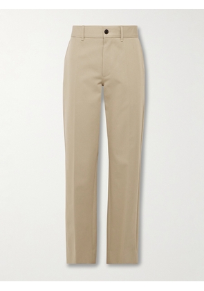 The Row - Rosco Straight-Leg Cotton-Blend Twill Trousers - Men - Neutrals - UK/US 30