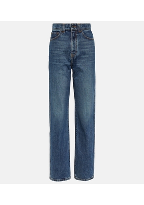 Khaite Albi high-rise straight jeans