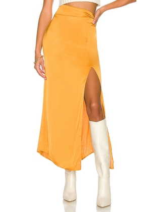House of Harlow 1960 x REVOLVE Jayan Skirt in Mustard. Size XS.