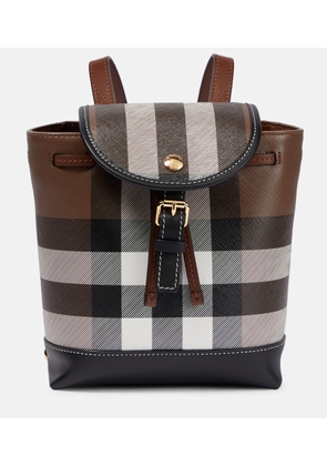 Burberry Micro checked canvas backpack