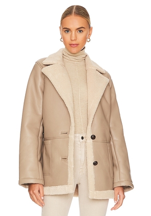 ASTR the Label Francine Jacket in Taupe. Size XS.