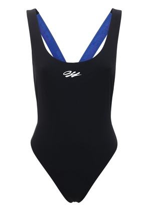 Logo Taped One Piece Swimsuit