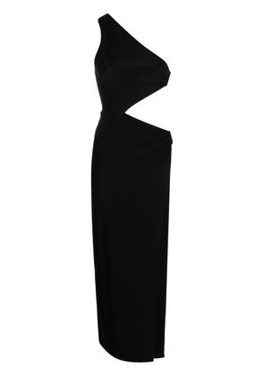 Fleur Du Mal knot-detail asymmetric dress - Black