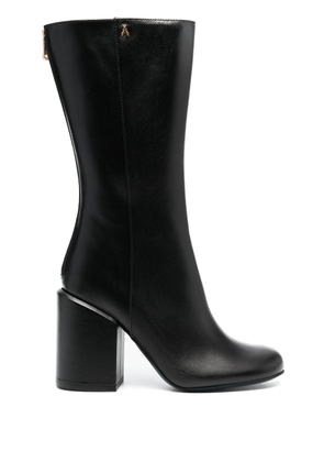 Patrizia Pepe 90mm leather calf-length boots - Black