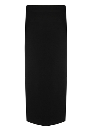 Semicouture crepe midi skirt - Black