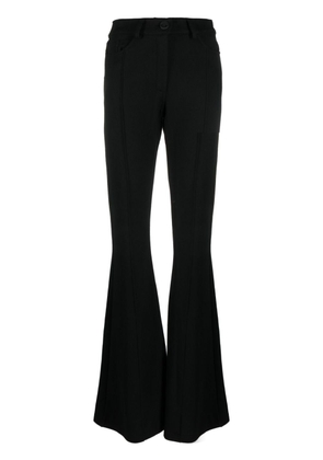 Barbara Bologna high-waist cotton palazzo trousers - Black