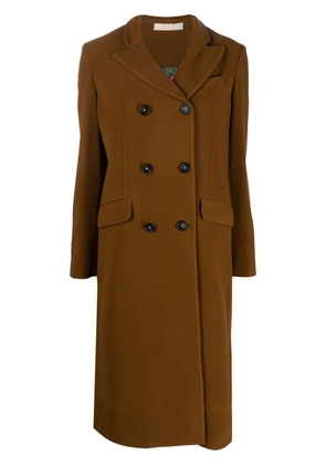 Massimo Alba double-breasted virgin-wool coat - Brown