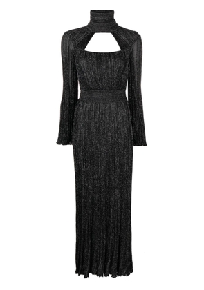 Antonino Valenti Doris lurex-detail maxi dress - Black