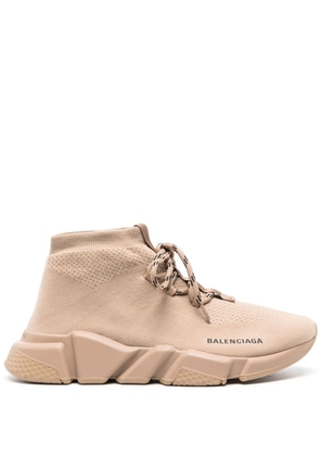 Balenciaga Pre-Owned Speed lace-up sneakers - Neutrals