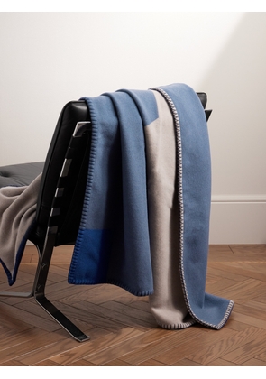 RD.LAB - Città Colour-Block Wool and Cashmere-Blend Blanket - Men - Blue
