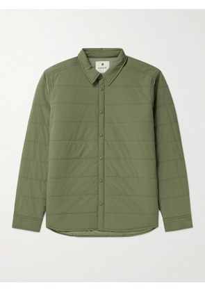 Snow Peak - Quilted Shell Shirt Jacket - Men - Green - S