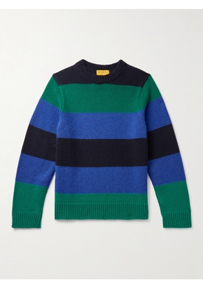 Guest In Residence - Striped Cashmere Sweater - Men - Blue - S