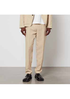 Officine Générale Joseph Cotton and Linen-Blend Trousers - IT 52/XL
