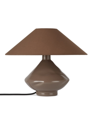 Los Objetos Decorativos Brown Conical Table Lamp