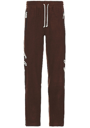 Advisory Board Crystals Wool Track Pant in Wool Traok - Brown. Size L (also in M, S, XL/1X).