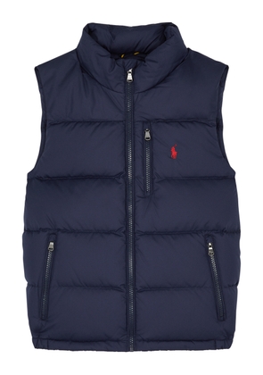 Polo Ralph Lauren Kids Quilted Shell Gilet (7-8 Years) - Navy
