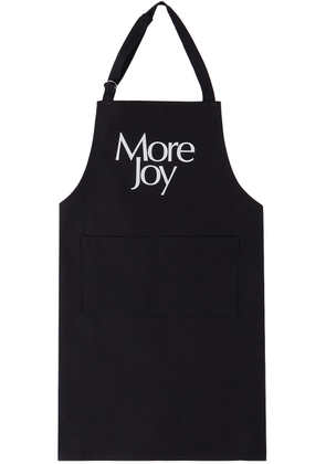 More Joy SSENSE Exclusive Black 'More Joy' Apron