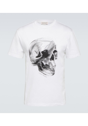 Alexander McQueen Printed cotton jersey T-shirt